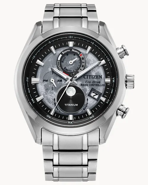 Tsuki-yomi A-T Gray Dial Super Titanium Bracelet BY1010-57H Tsuki-yomi A-T Gray Dial Super Titanium Bracelet BY1010-57H